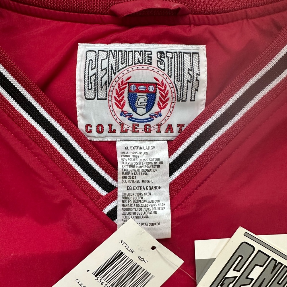 Arkansas Razorbacks Vintage Pullover Jacket Men’s XL 90s NWT! - Picture 8 of 13